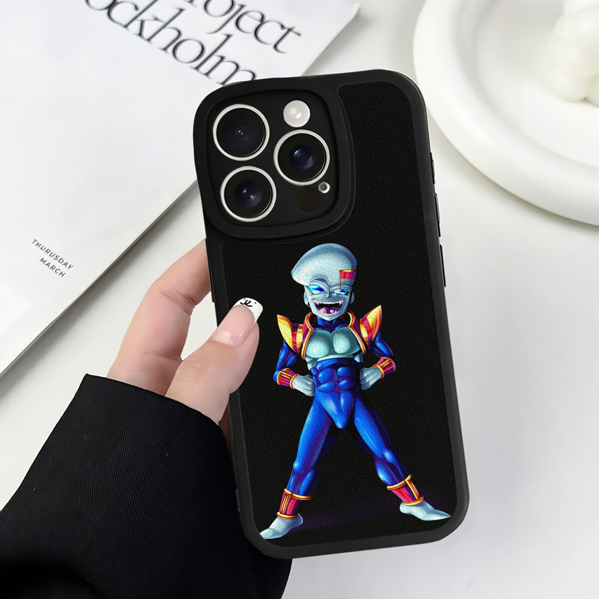 （画像用） ドラゴンボール DRAGON BALL 【iPhone 16シリーズ対応】シリコンスマホケース（レザー調） 材質：シリコン